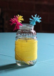 Yellowyarnpompomcenterpieceinmasonjar_diybusinessassociation2011conference_thepetitesoiree_medium