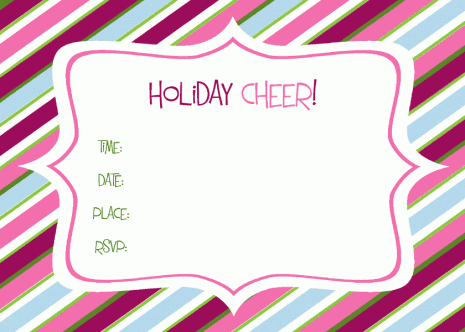 free christmas printables invitation