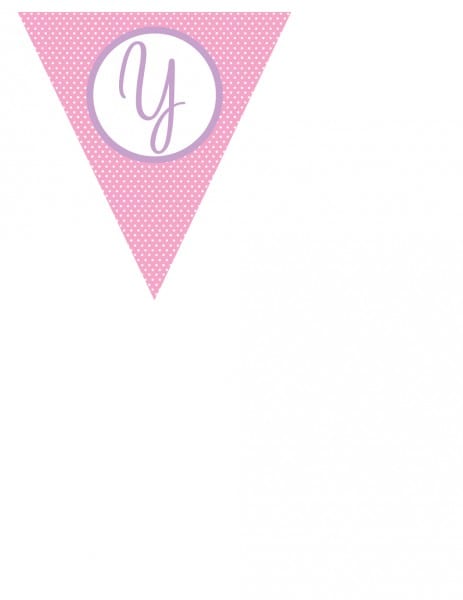 free pink and purple girl birthday printables from green apple