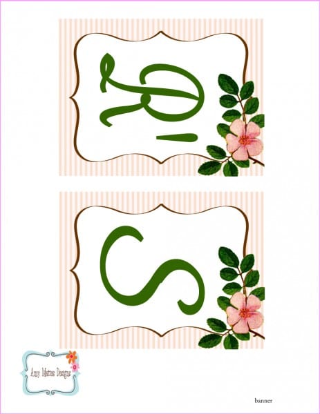 happy mothers day banner printable