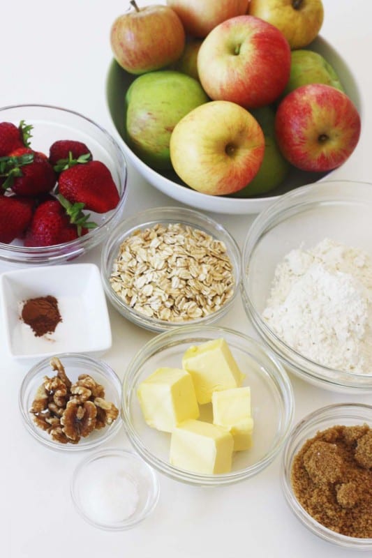 strawberry apple crisp recipe
