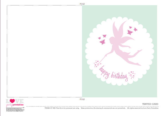 Free Fairy Party Printables From Love Party Printables Catch My Party