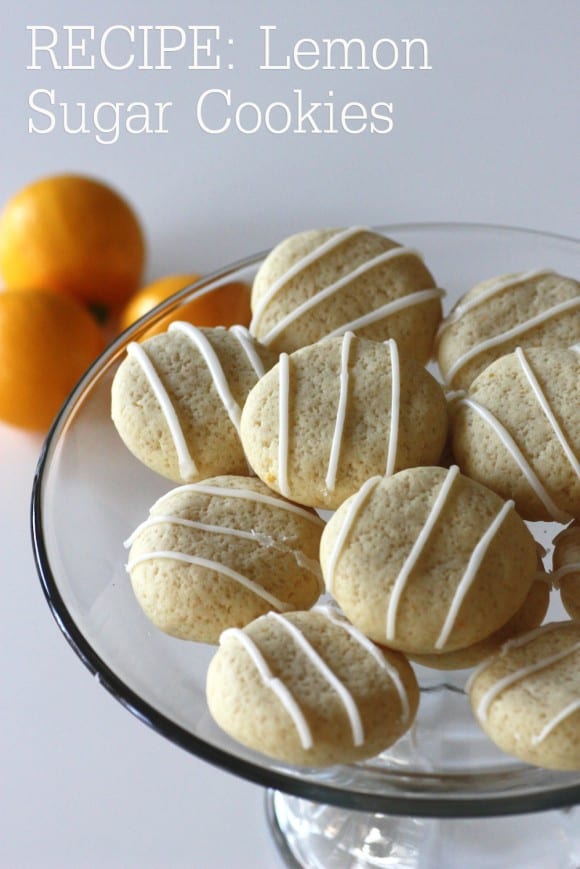 {RECIPE} Lemon Sugar Cookies Catch My Party