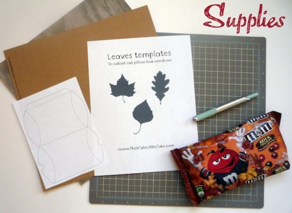 Thanksgiving fall favor box DIY