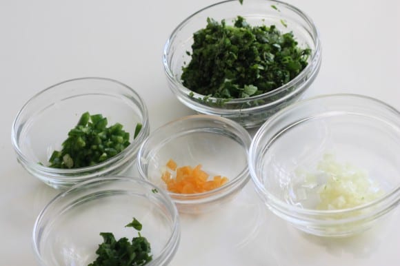 Spicy habanero pepper chimichurri recipe ingredients | CatchMyParty.com