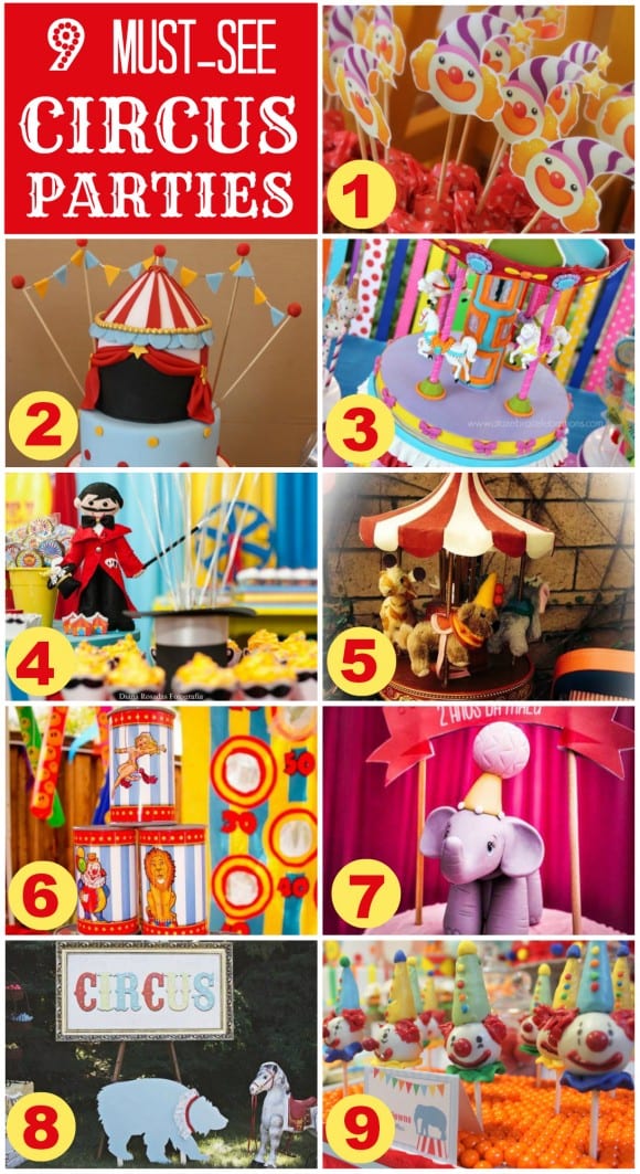 9 amazing circus parties you've got to see! | CatchMyParty.com