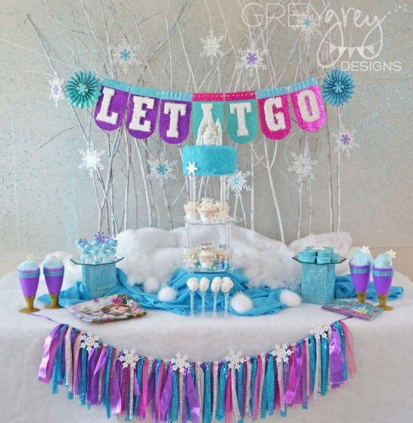 10 must-see Frozen dessert tables! | CatchMyParty.com