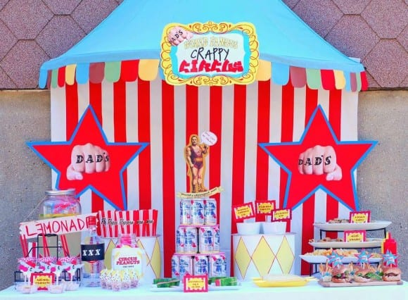 Circus Father's Day Party | CatchMyParty.com