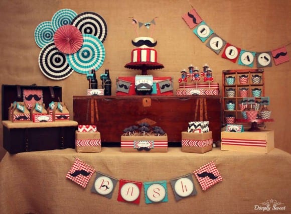 Mustache Bash Father's Day | CatchMyParty.com
