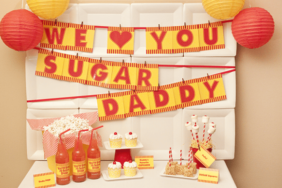Sugar Daddy Father's Day Party | CatchMyParty.com