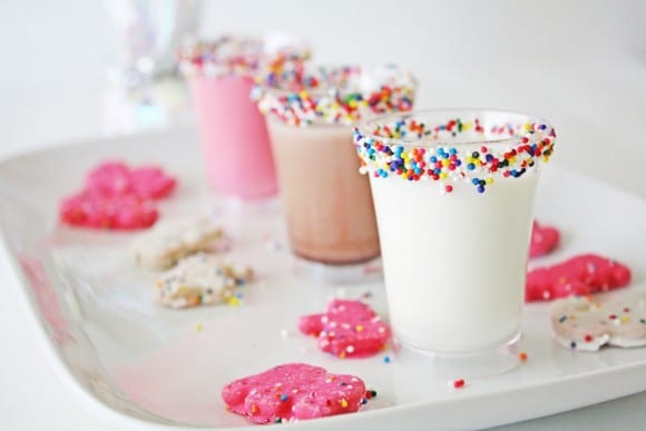 Sprinkle Rimmed Glasses | CatchMyParty.com