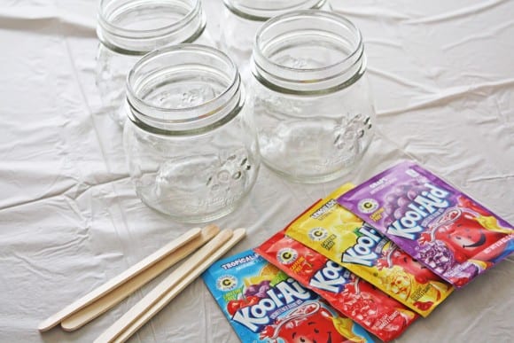 Greek yogurt Koolaid finger paint | CatchMyParty.com