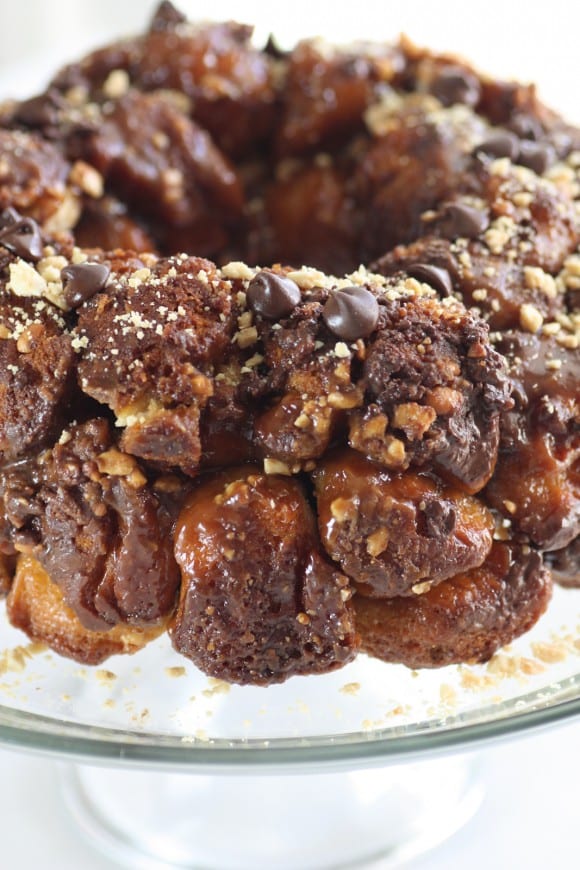 Snickers Bar Monkey Bread | CatchMyParty.com