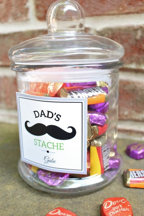 Dad 'Stache' Father's Day Gift Idea | CatchMyParty.com