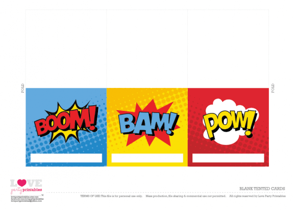 Download These Awesome Free Superhero Party Printables! | Catch My Party