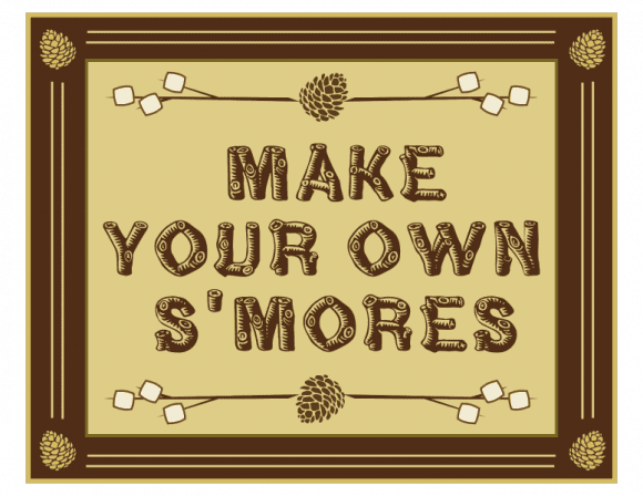 14 Make Smores sign