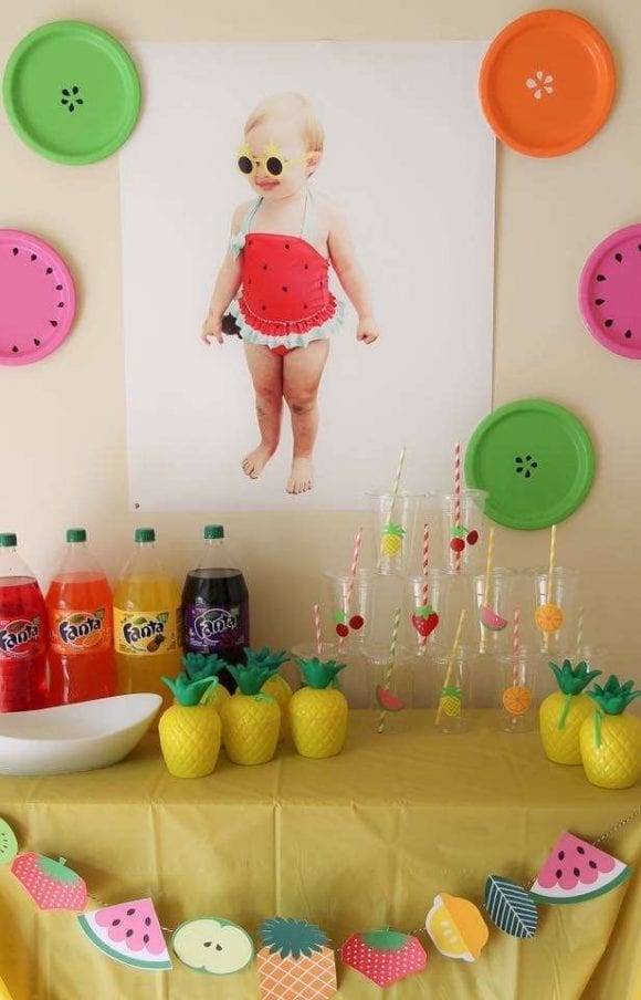 Two tti Frutti birthday party | CatchMyParty.com Two-tti Frutti birthday party | CatchMyParty.com