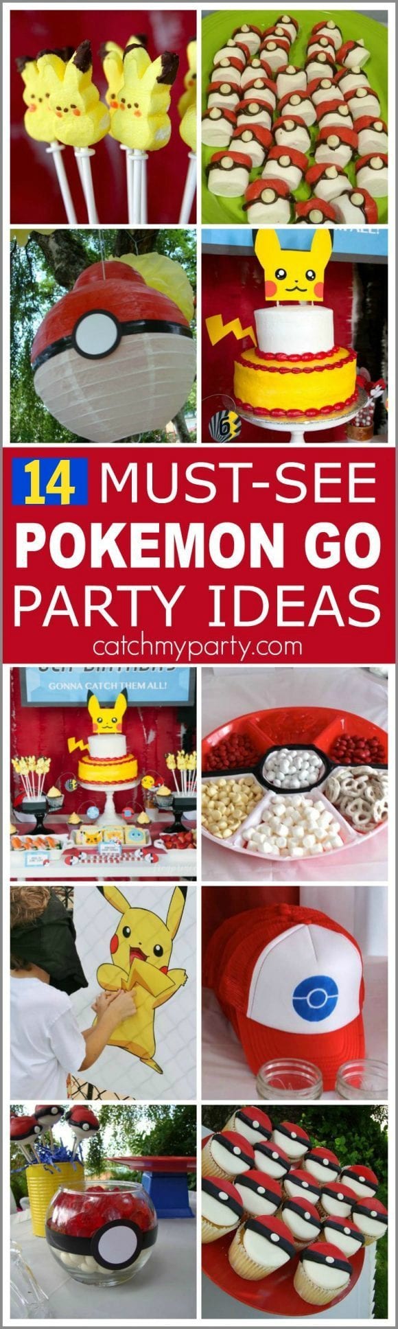 14 Must See Pokemon Go Party Ideas | CatchMyParty.com 14 Must-See Pokemon Go Party Ideas | CatchMyParty.com