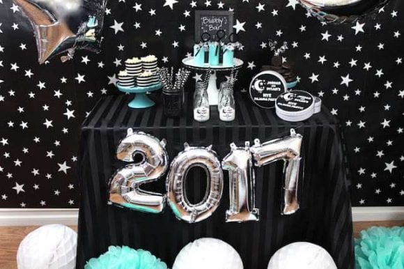 Kid-friendly NYE Pj Party | CatchMyParty.com
