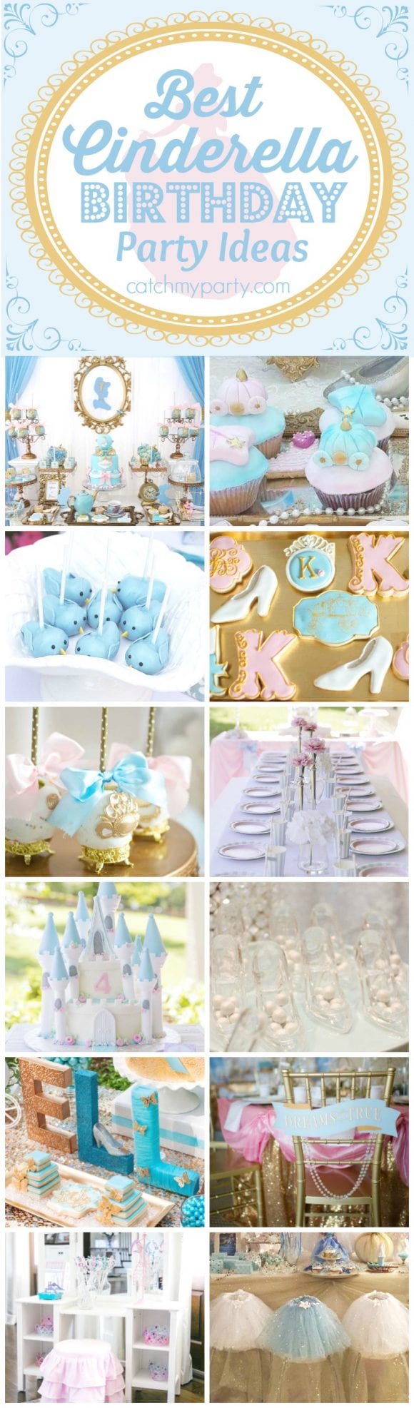 Best Cinderella Birthday Party Ideas | CatchMyParty.com