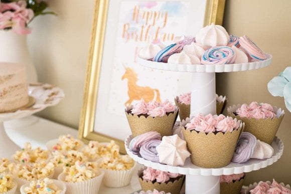Unicorn Birthday Party | CatchMyParty.com