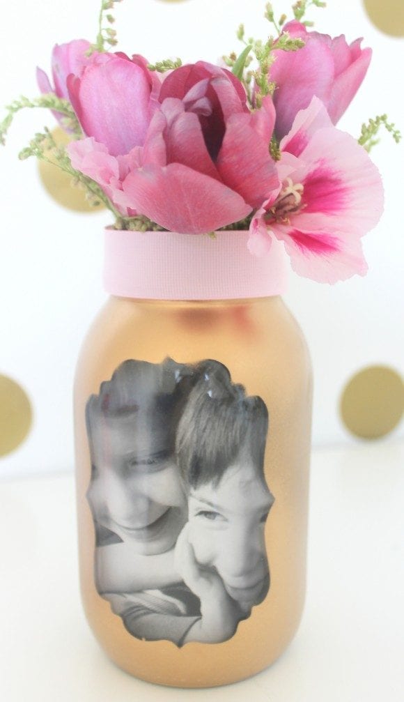 Photo Vase DIY | CatchMyParty.com