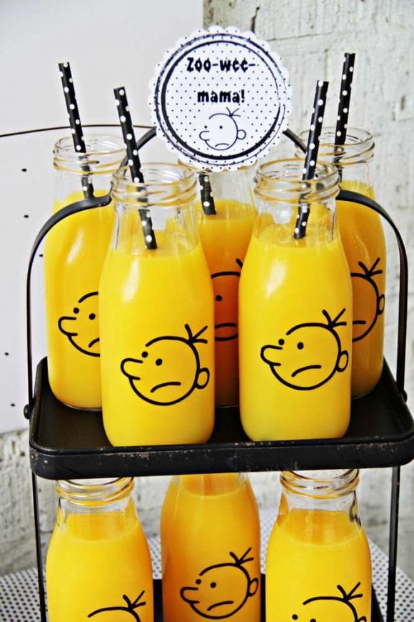 Diary of a Wimpy Kid birthday party | CatchMyParty.com