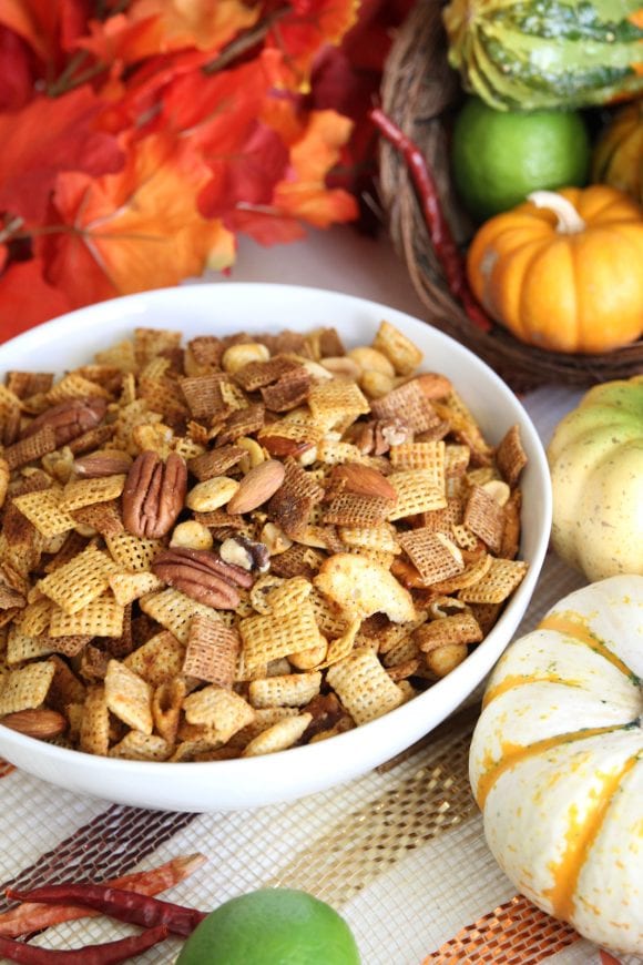 Spicy Chex Mix Recipe | CatchMyParty.com