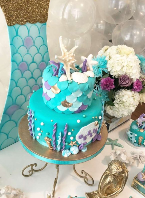 Mermaid birthday party | CatchMyParty.com