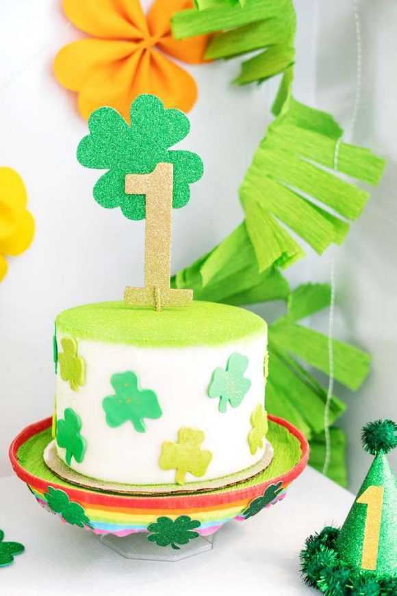 St. Patrick's Day 1st Birthday Party I CatchMyParty.com