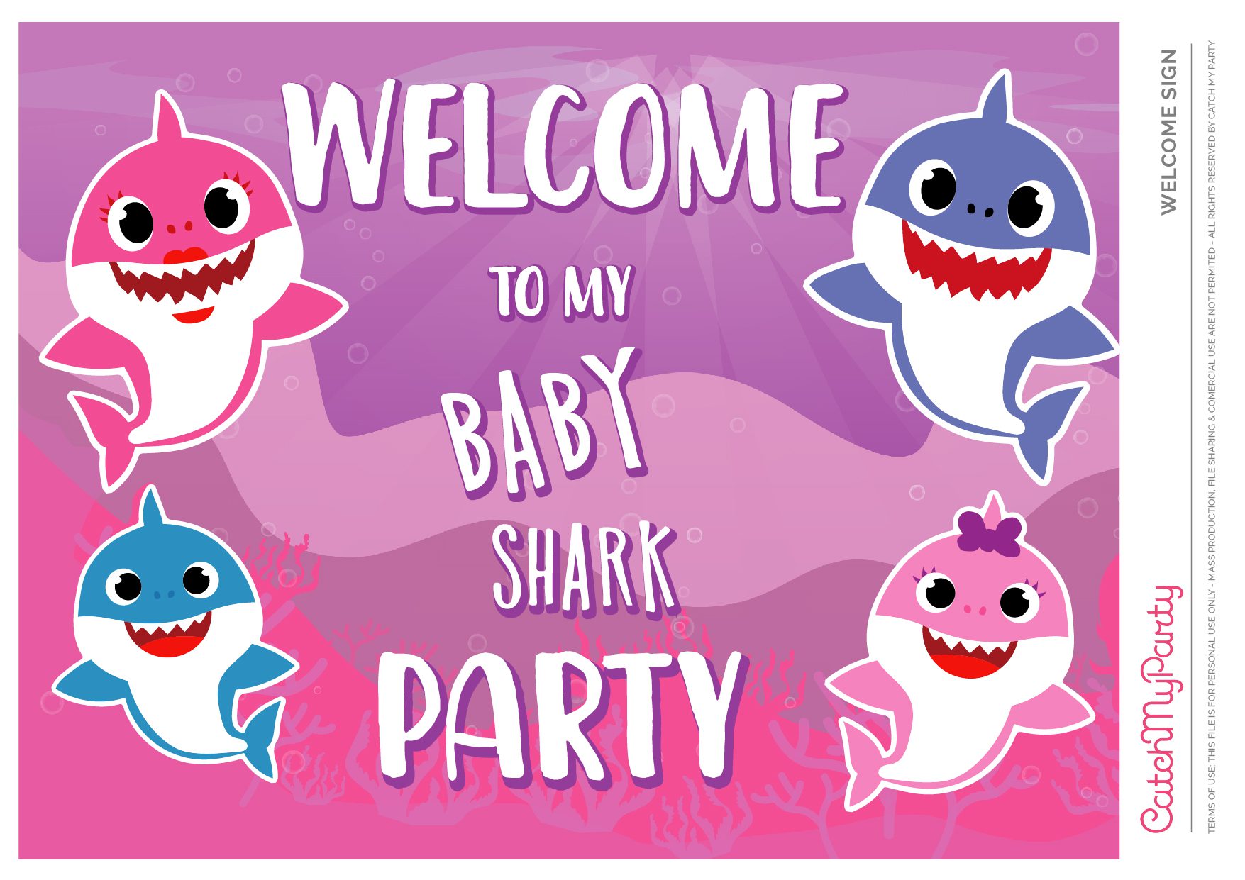 Download These Fun Free Baby Shark Party Printables Now Catch My Party Download These Fun Free Baby Shark Party Printables Now Catch My Party
