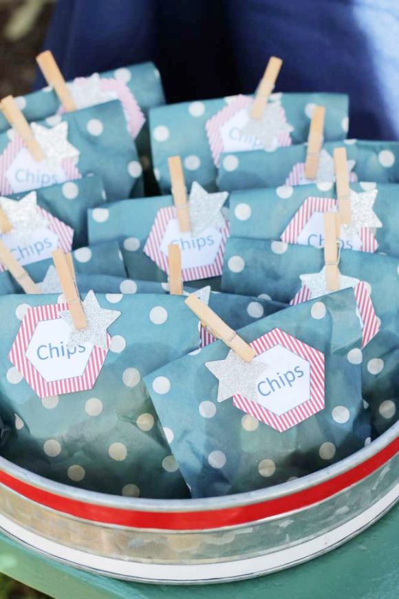 How to Throw an Outdoor In Person Party Safely Individual Bags of Chips Individual Bags of Chips