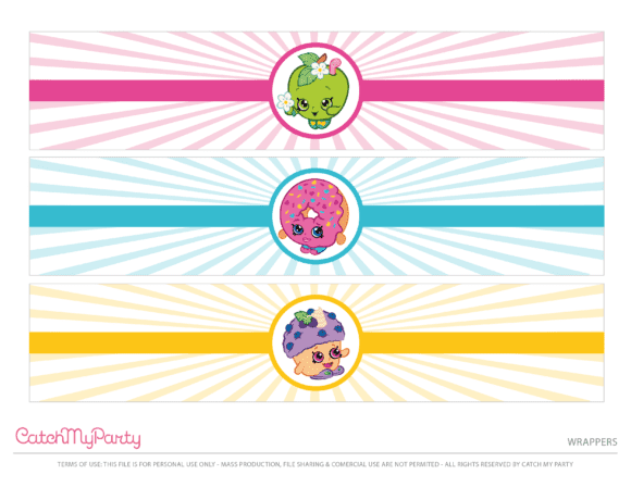 Free Shopkins Party Printables to Decorate Your Birthday! | Catch My Party