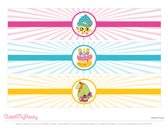 Free Shopkins Party Printables to Decorate Your Birthday! | Catch My Party