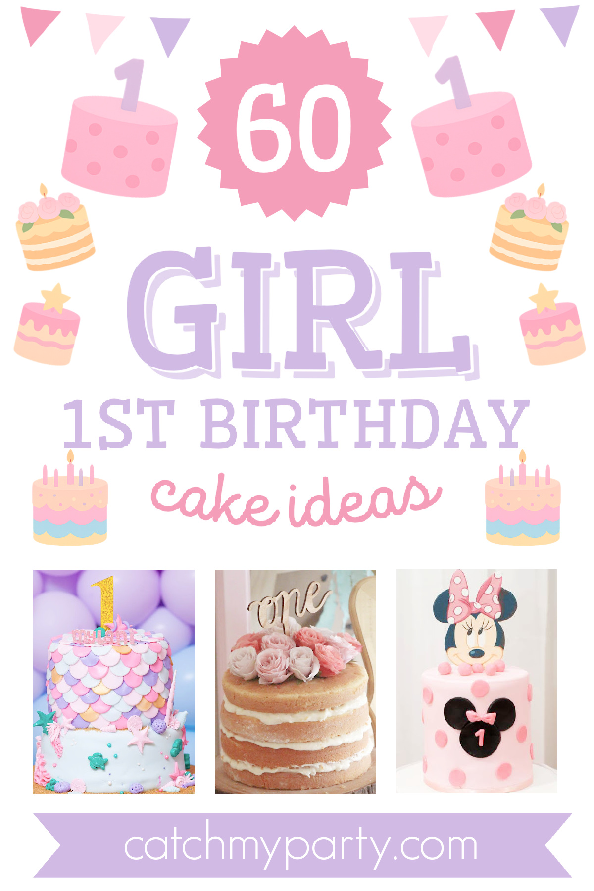 60 Most Popular Girl 1st Birthday Cake Ideas 🎂✨