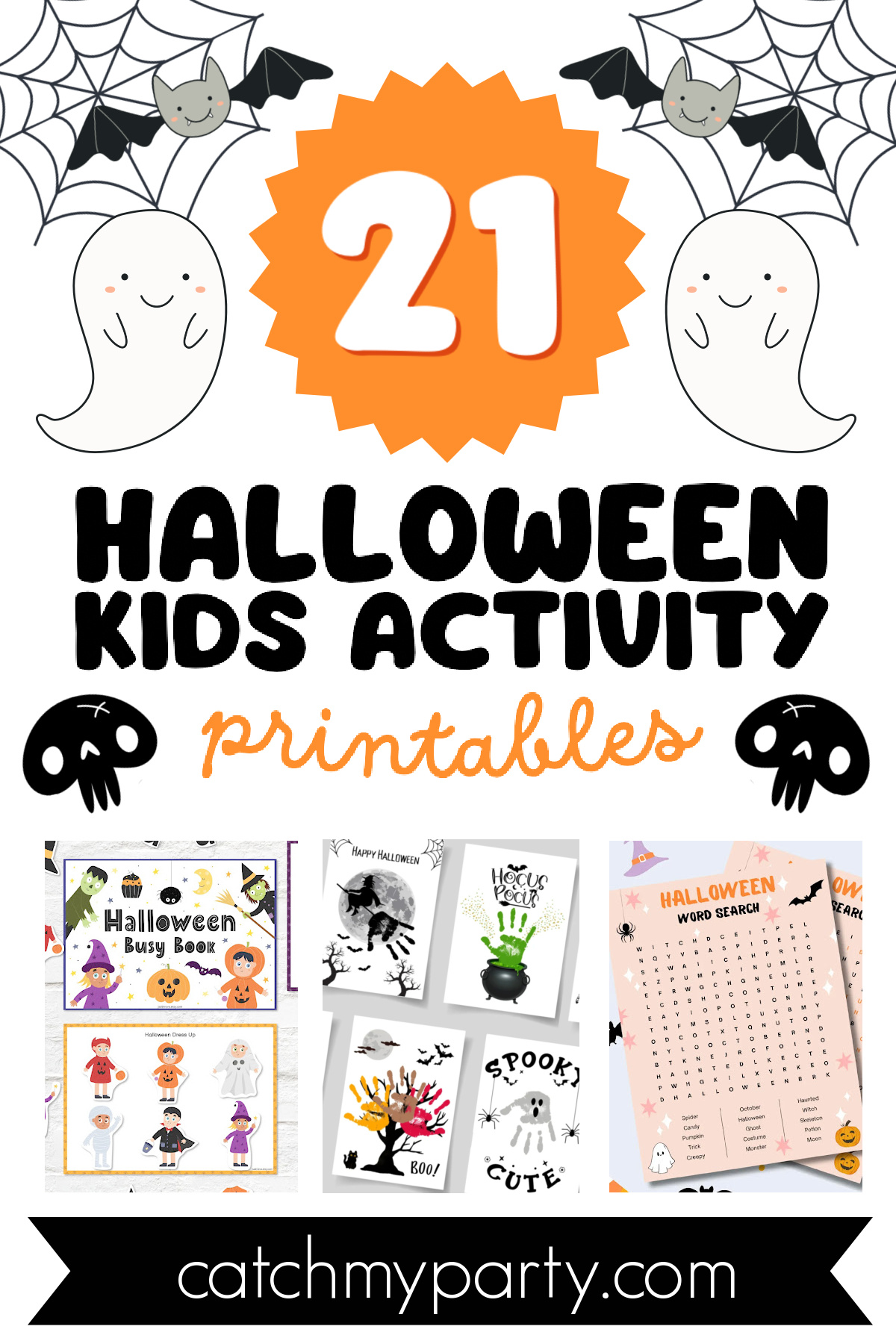 21 Fun & Free Halloween Kids Activity Printables!