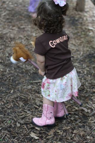 vintage cowgirl party 1