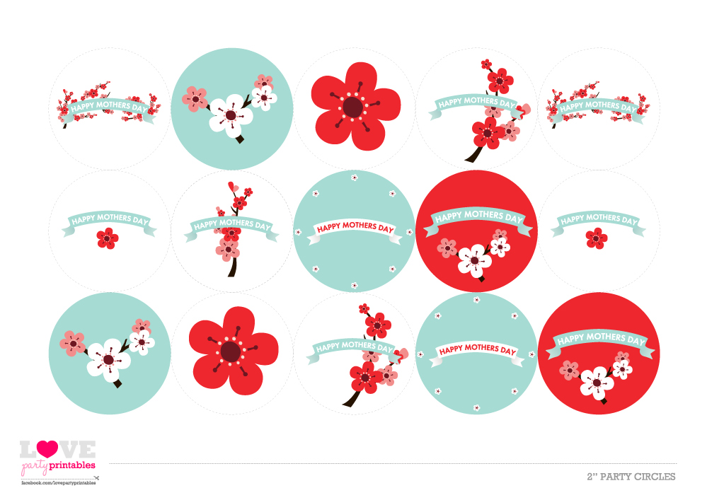 FREE Mother's Day Printables from Love Party Printables | Catch My Party