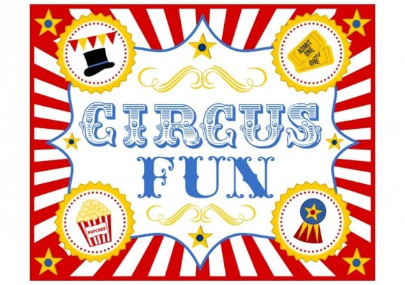 Download These FREE Circus Printables for a Fun Party! | Catch My Party