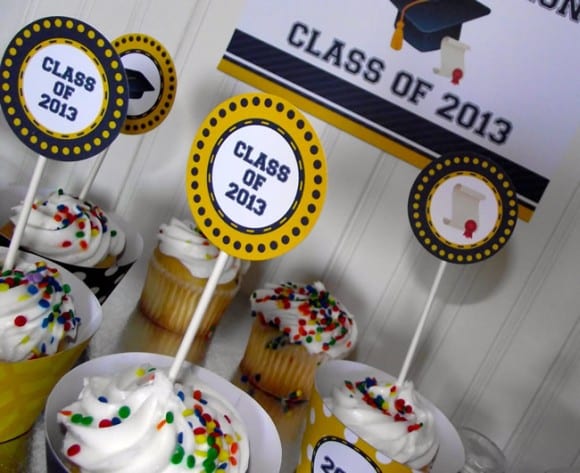 FREE Graduation Party Printables from Unlimited Party Themes | Catch My ...