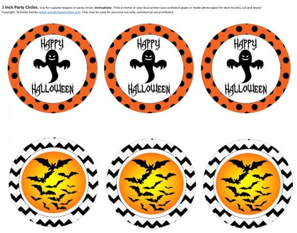 FREE Halloween Printables from Seshalyn Parties | Catch My Party