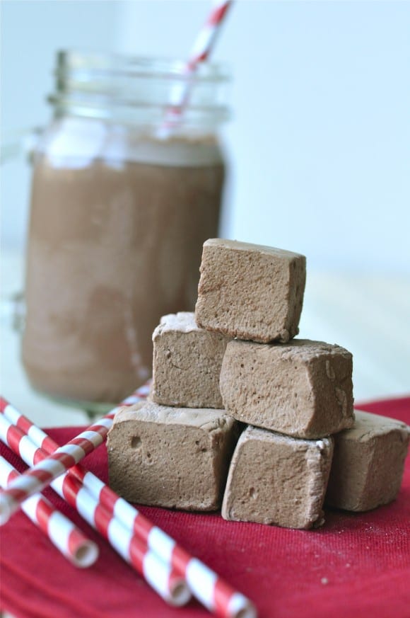 homemade chocolate marshmallows