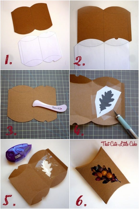 Thanksgiving fall favor box DIY