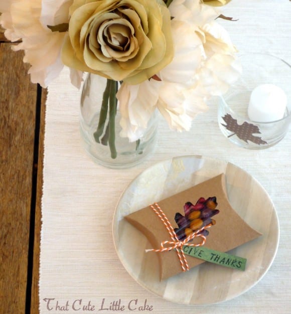 Thanksgiving fall favor box DIY