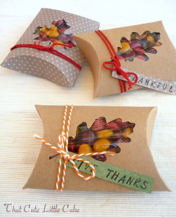 Thanksgiving fall favor box DIY