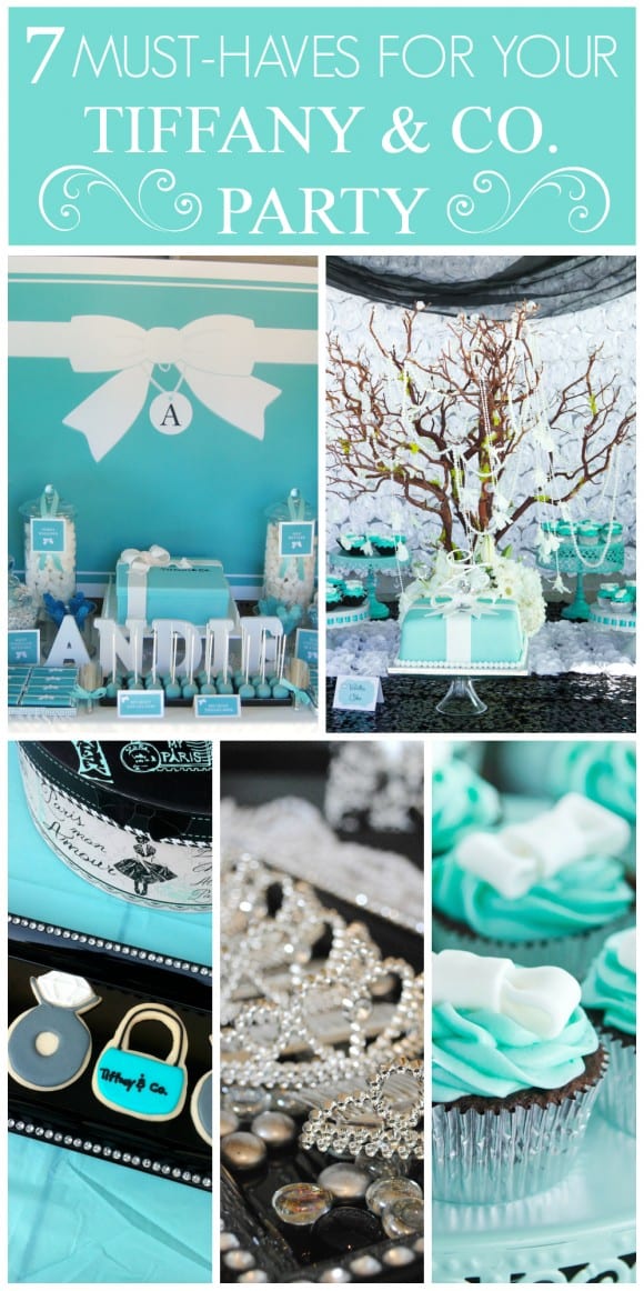 7 Must Have Tiffany's Party Ideas | CatchMyParty.com 7 Must Have Tiffany's Party Ideas | CatchMyParty.com