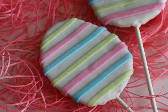 Fondant Easter egg cookie pop DIY Fondant Easter egg cookie pop DIY