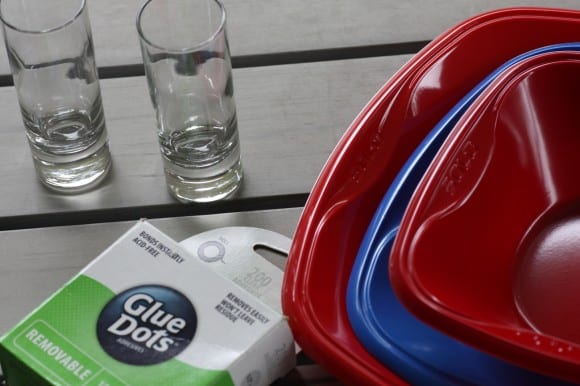 BBQ Tiered Serving Tray DIY | CatchMyParty.com BBQ Tiered Serving Tray DIY | CatchMyParty.com
