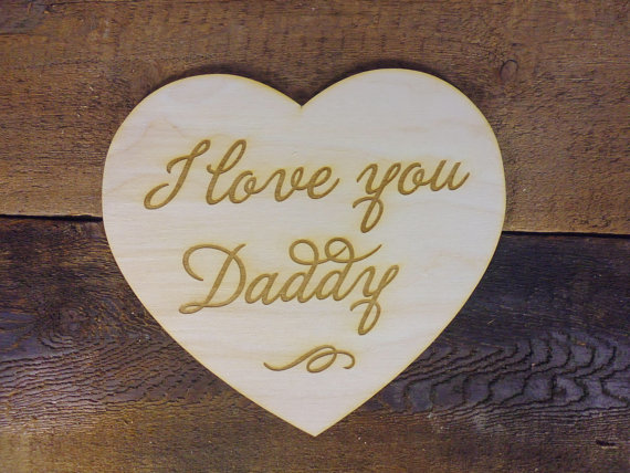 Father's Day Wooden Photobooth Prop | CatchMyParty.com