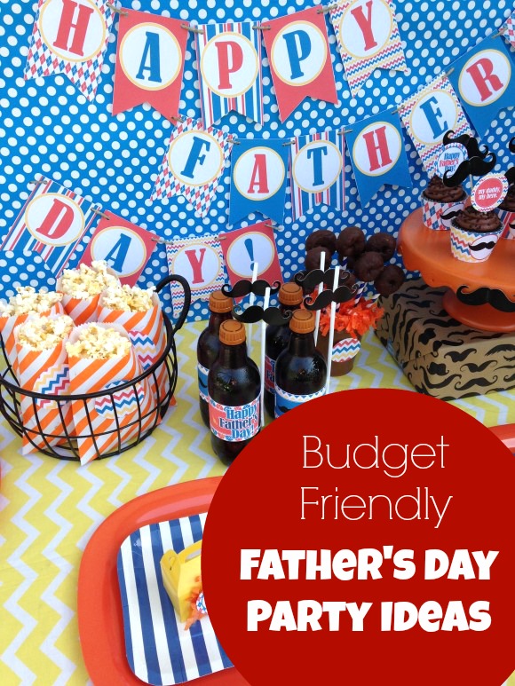 Easy and inexpensive Father's Day Party Ideas | CatchMyParty.com Easy and inexpensive Father's Day Party Ideas | CatchMyParty.com
